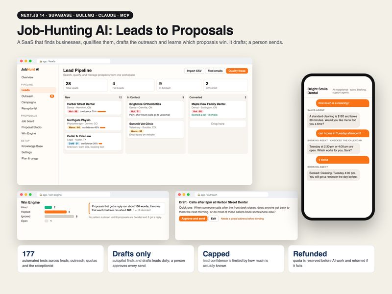 Job-Hunting AI Lead and Proposal SaaS